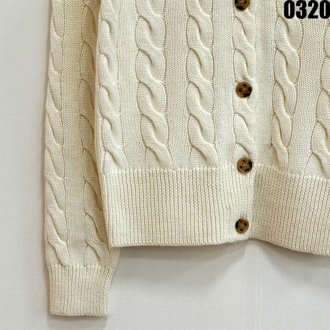 폴로 랄프로렌 케이블 니트 가디건 S 상품이미지3