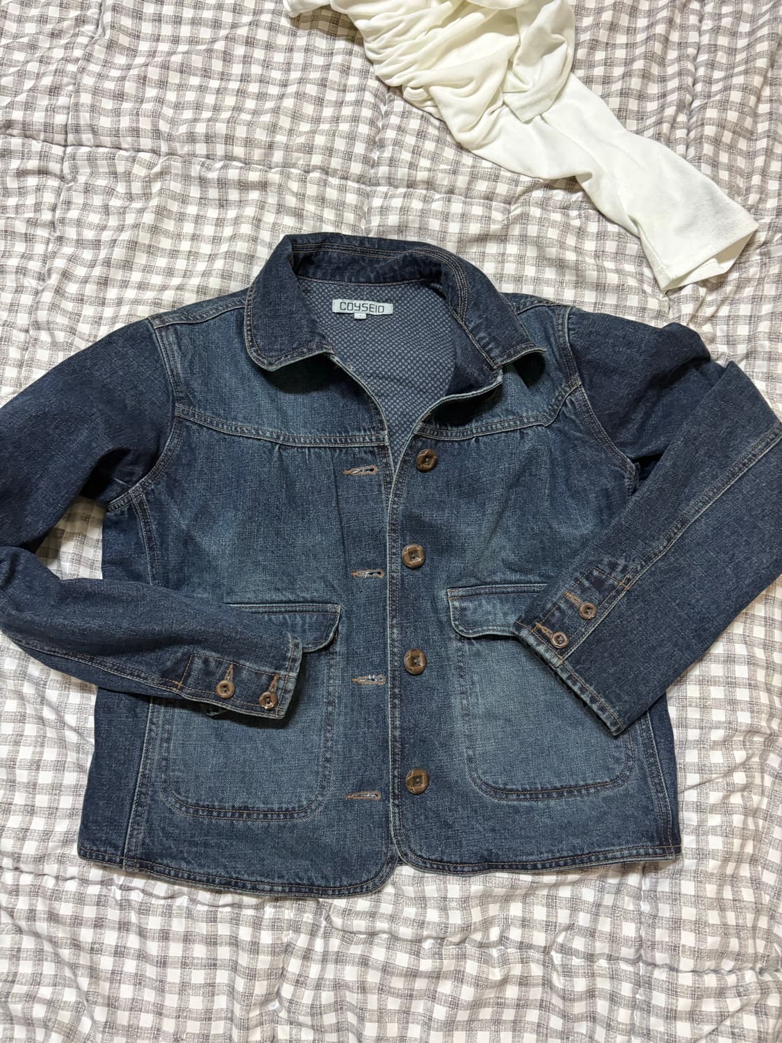 코이세이오 딥 데님 자켓 재킷 네이비 1 사이즈 판매 상품이미지3