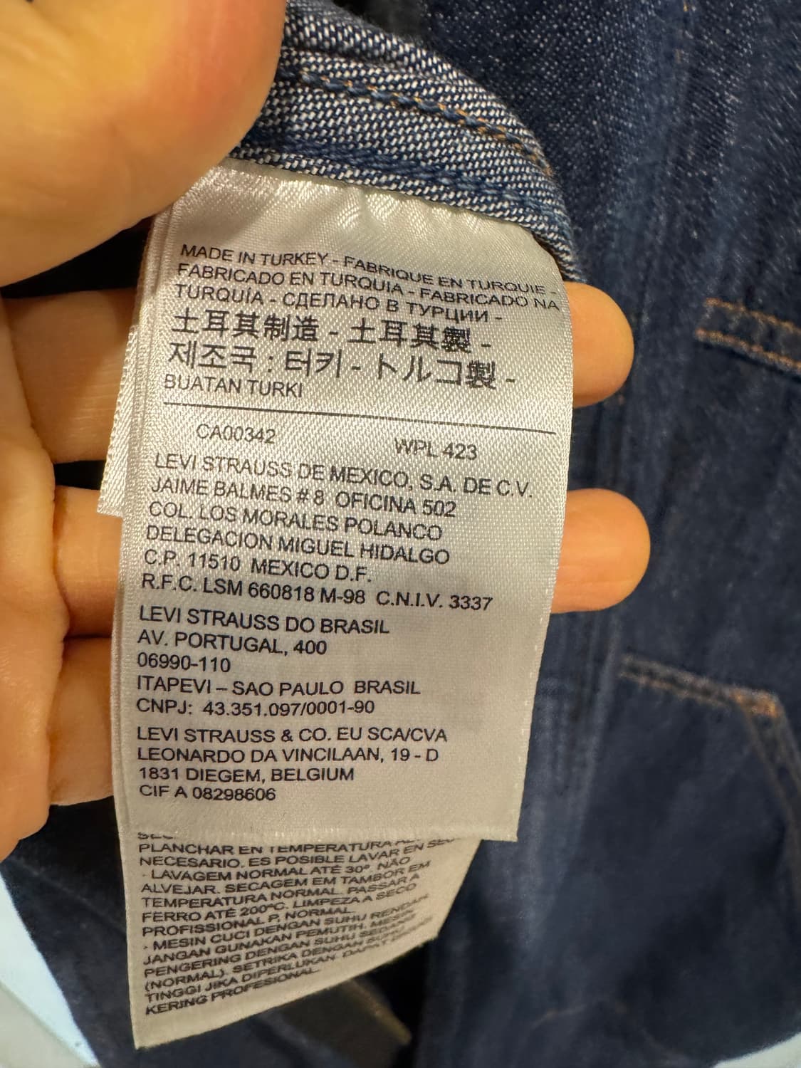 리바이스 데님 점프수트 L 상품이미지6