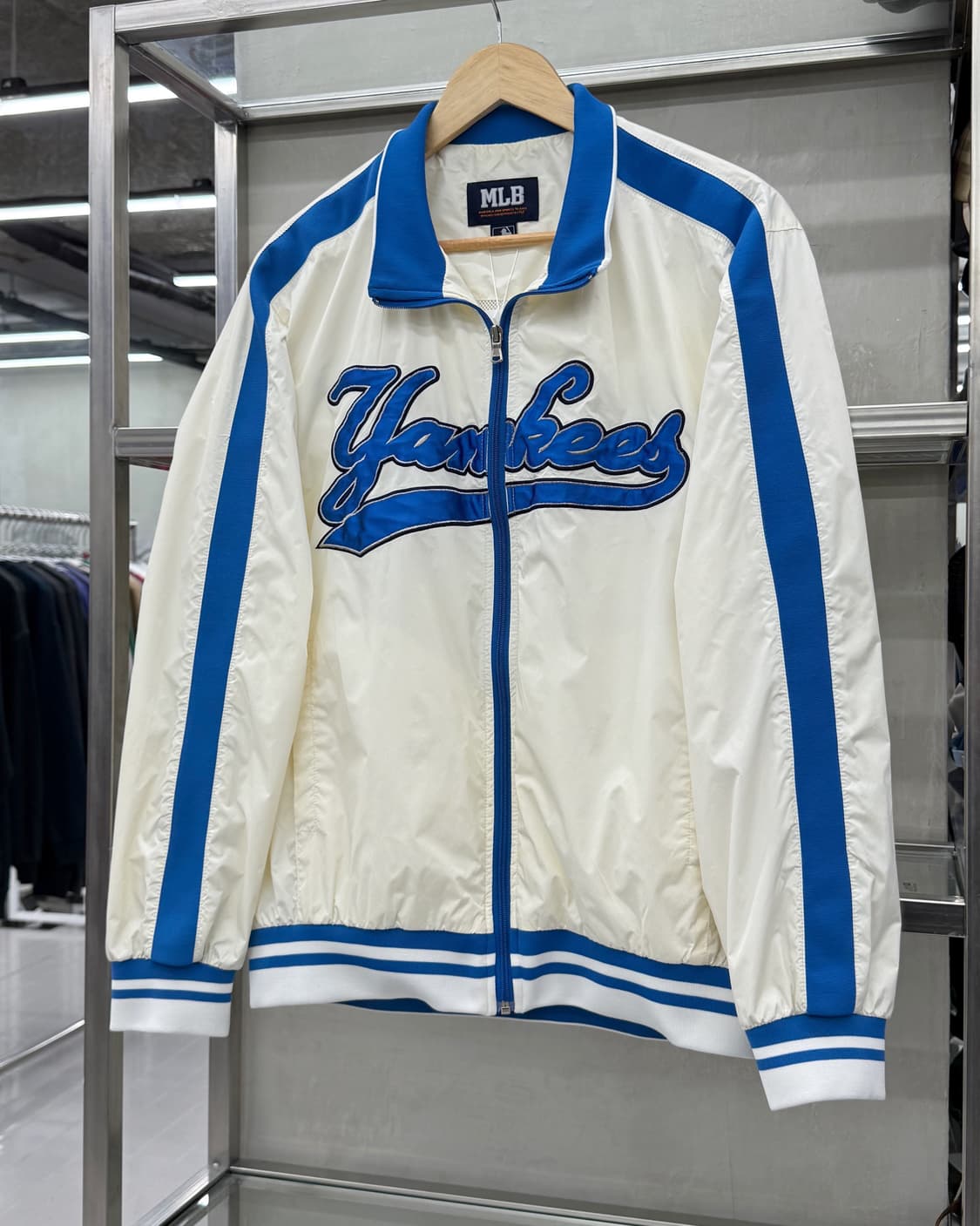 MLB 00s 뉴욕 양키즈 나일론 트랙 자켓 상품이미지2