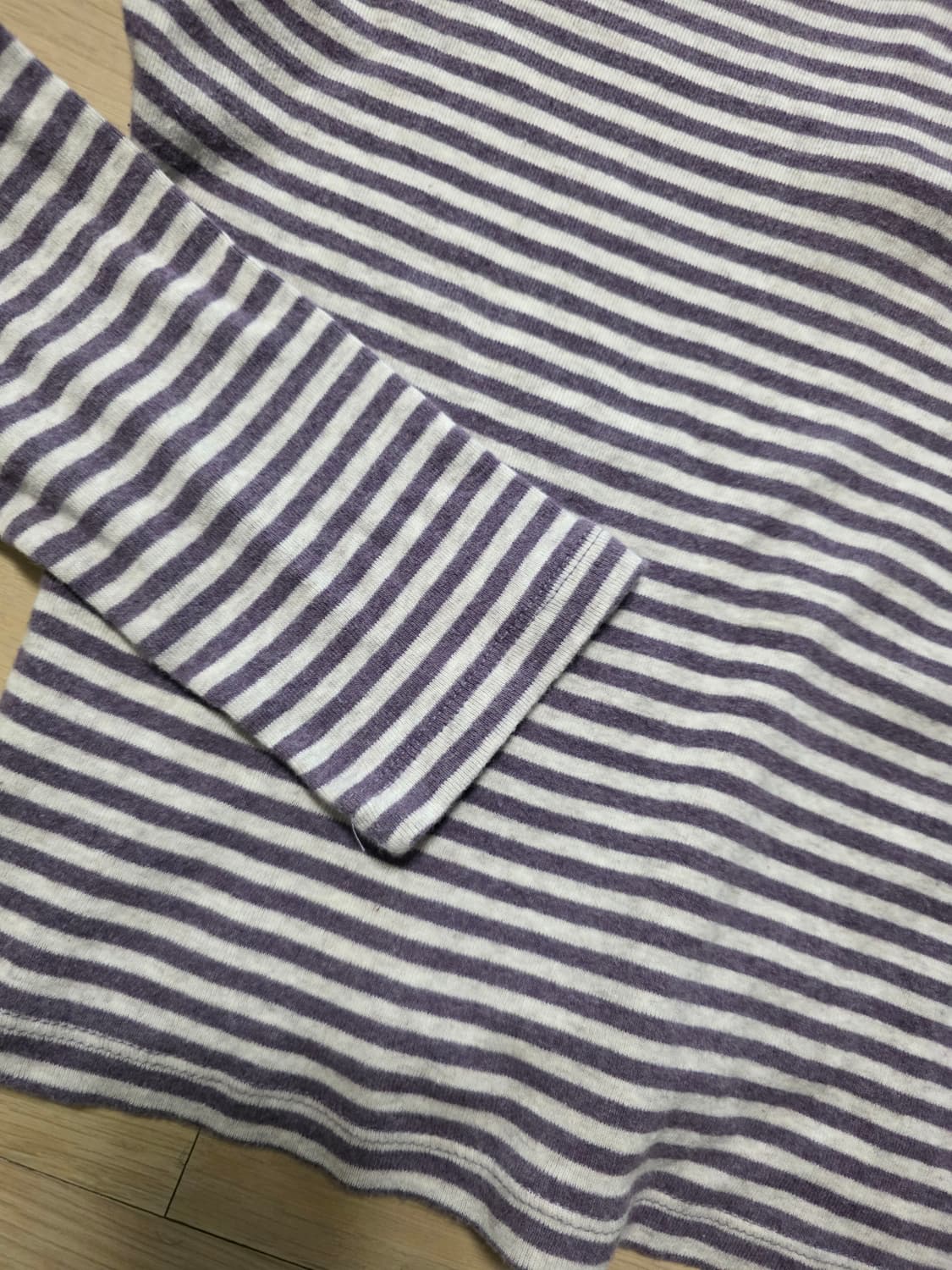 보라색 버튼 후드 긴팔 티셔츠 y2k 상품이미지4