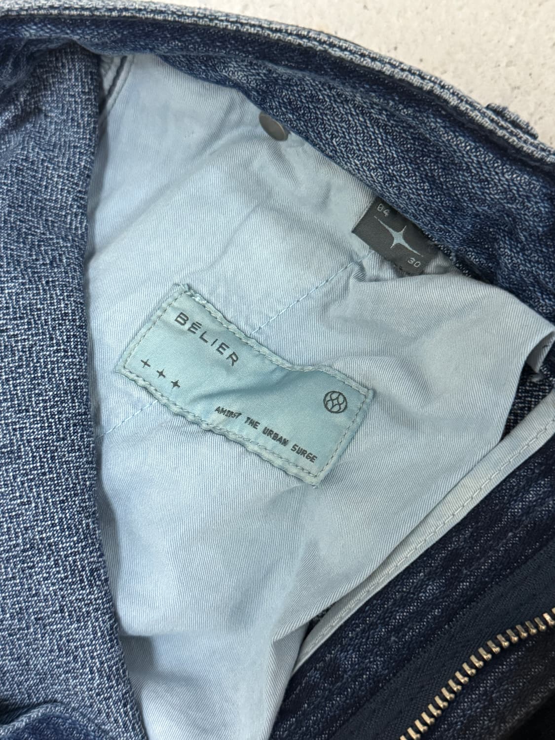 벨리에 트루 레귤러 데님 팬츠 - 페인티드 블랙 상품이미지9