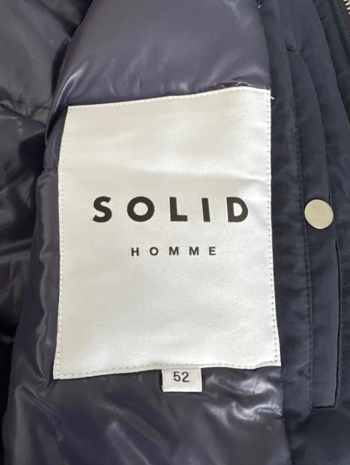 솔리드옴므 125패딩 네이비 52사이즈 상품이미지7