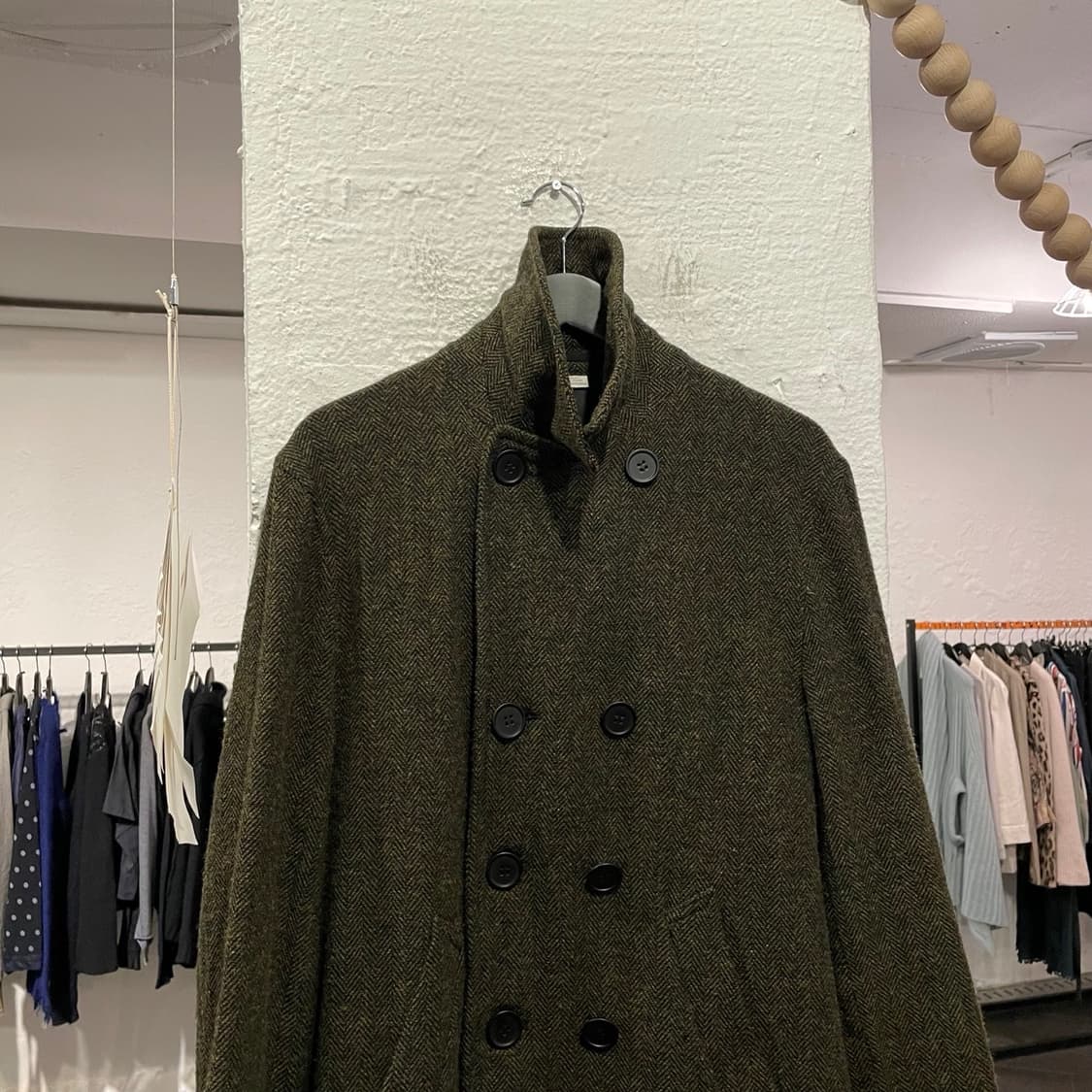 꼼데가르송 옴므듀스 헤링본 피코트 상품이미지2