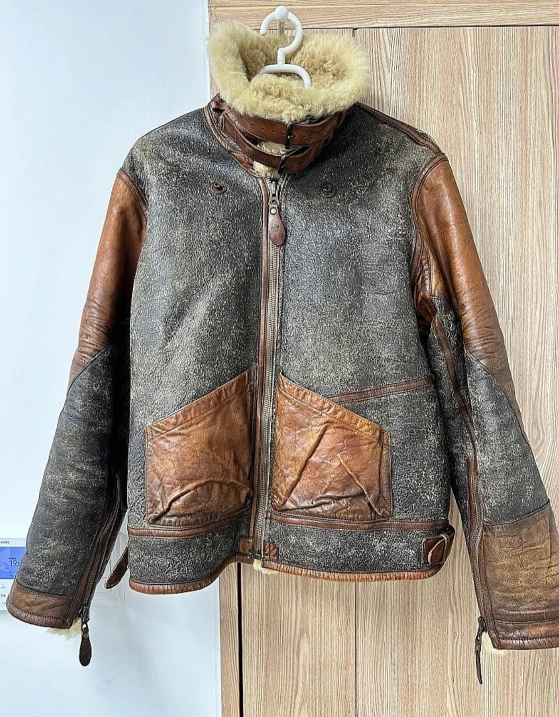 폴로랄프로렌 무스탕 시어링 M 민트급 (폴로 울 더플코트 +) 상품이미지1