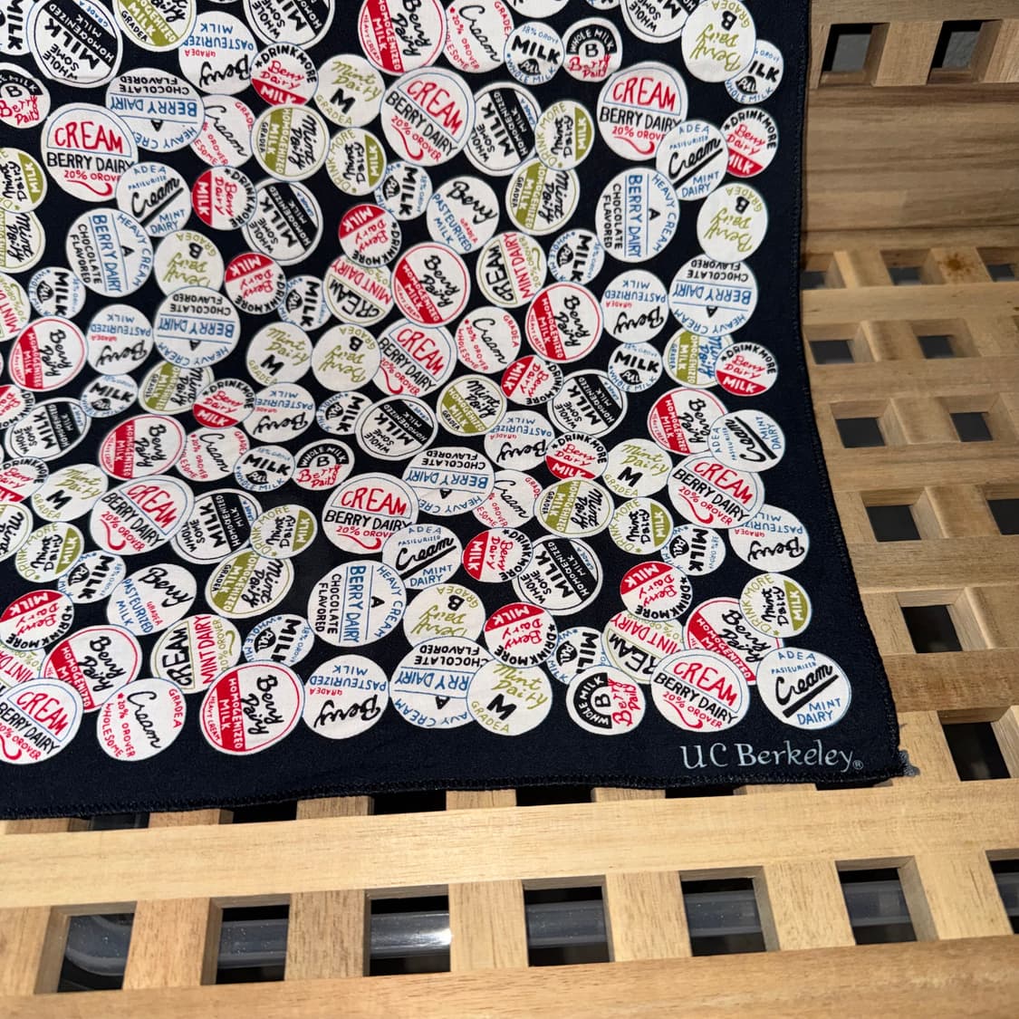 빈티지 UC 버클리 대학교 반다나   상품이미지2