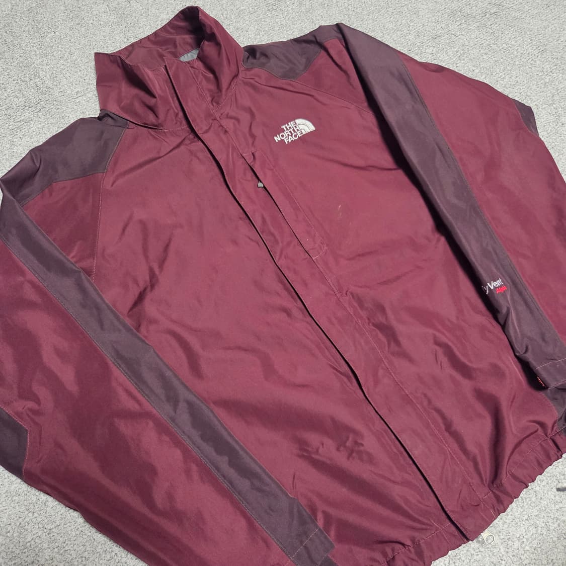 노스페이스 버건디 바람막이 자켓 L(100) 상품이미지1