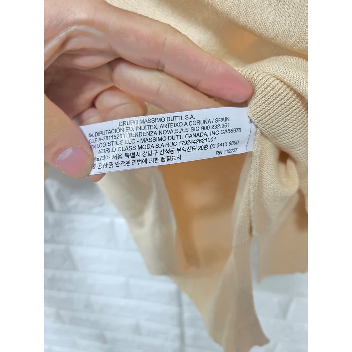 택포) L 마시모두띠 여성 브이넥 니트 상품이미지2