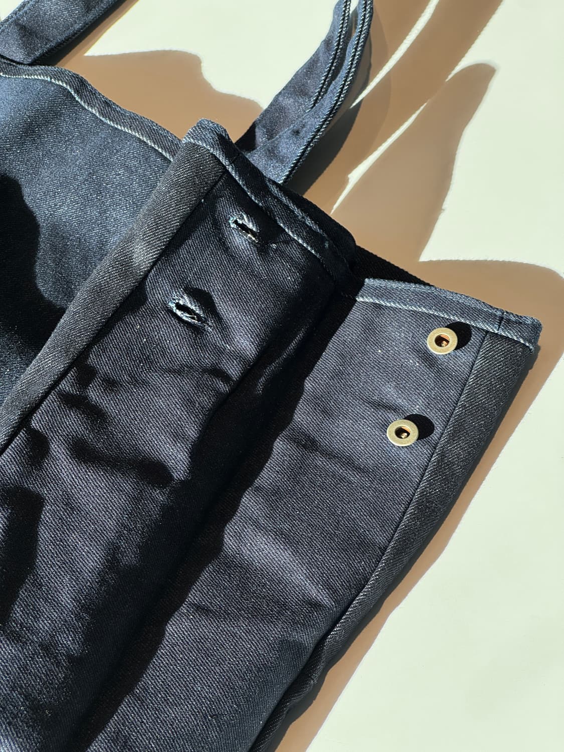 데님 패치워크 에코백 토트백 상품이미지3