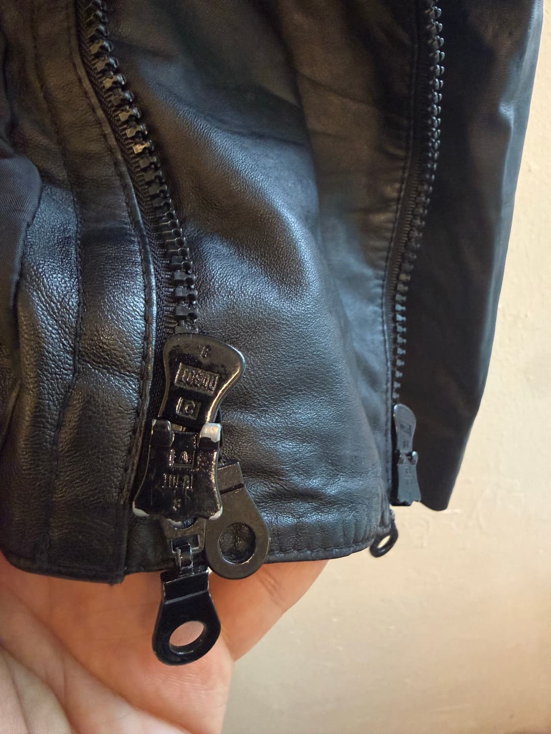 지에다 양가죽 후드자켓 상품이미지6