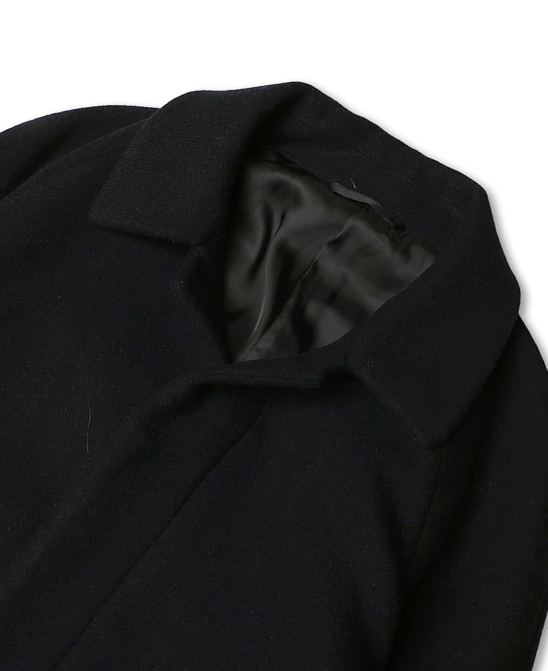 에토네 [Etonne] 울 블렌드 다크 네이비 발마칸 코트 상품이미지2