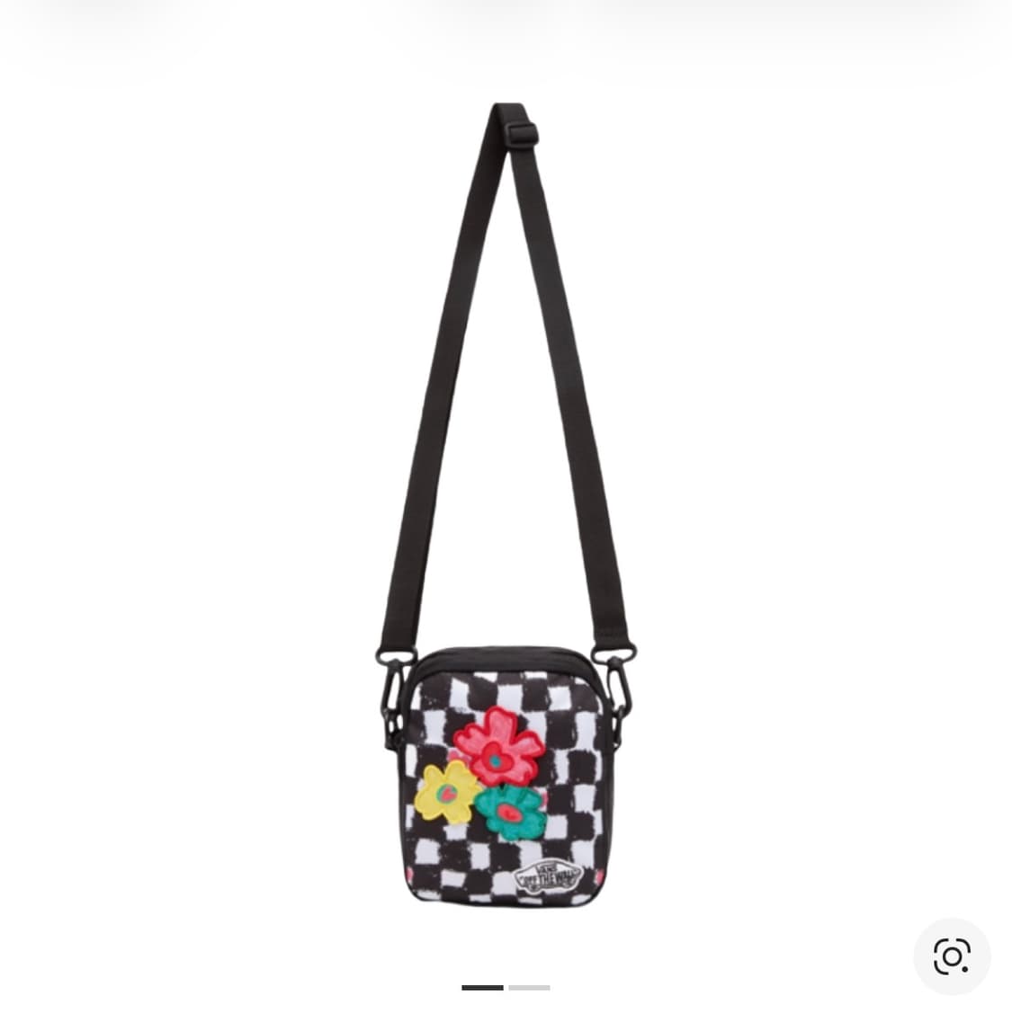 반스 x 더뮤지엄비지터 플로랄 체커 백 하트 체크 상품이미지1