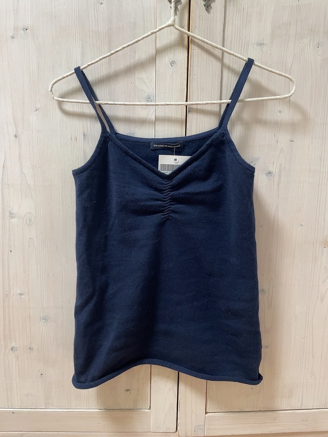 브랜디멜빌 네이비 니트 셔링 나시 새상품 상품이미지1