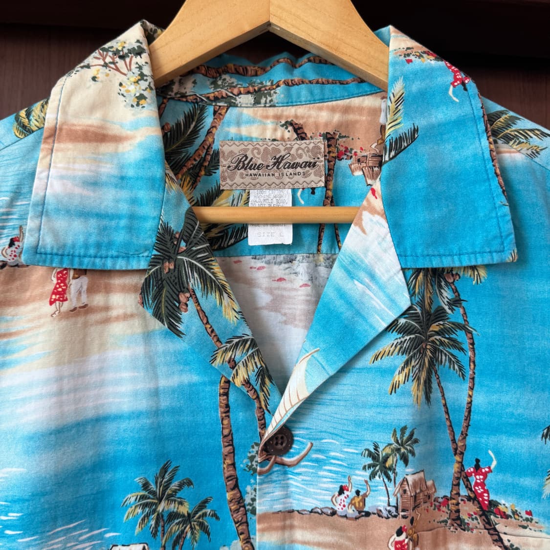 블루하와이 하와이안셔츠 Made in Hawaii 상품이미지5