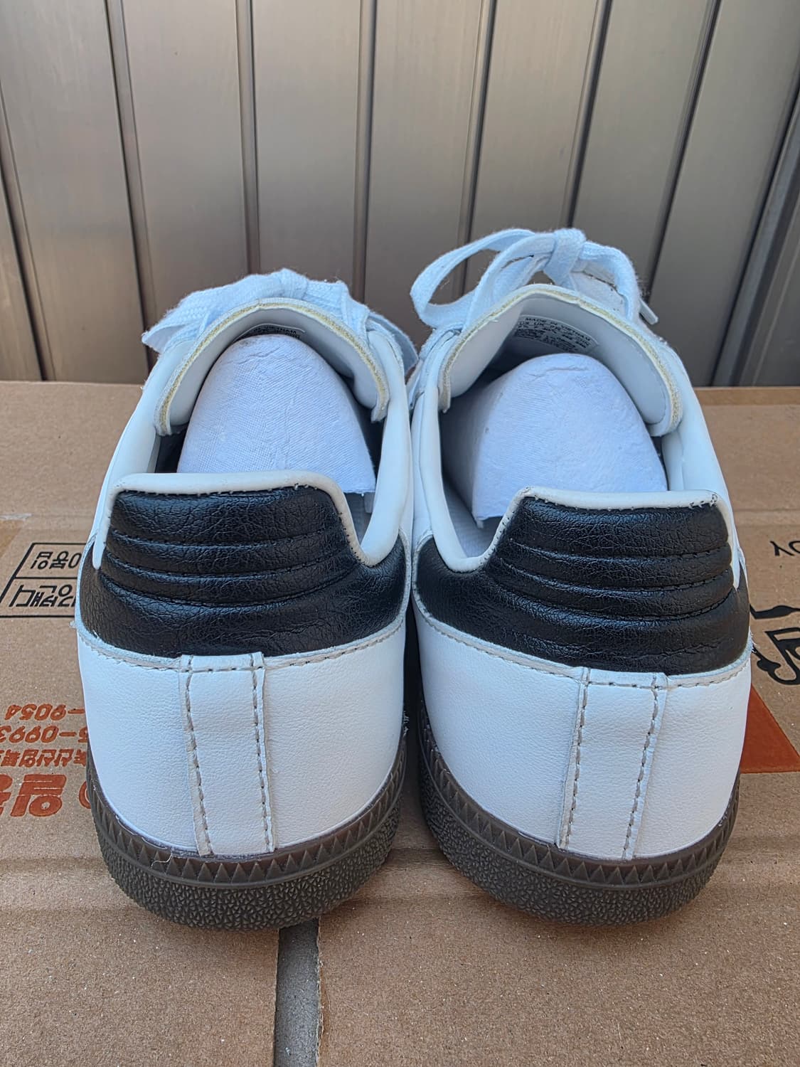 아디다스 삼바 OG 화이트 블랙 JP255 상품이미지4