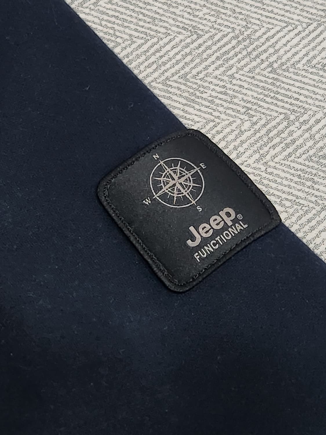 Jeep 네이비 기모 맨투맨 티셔츠 남성 110 XXL 상품이미지7