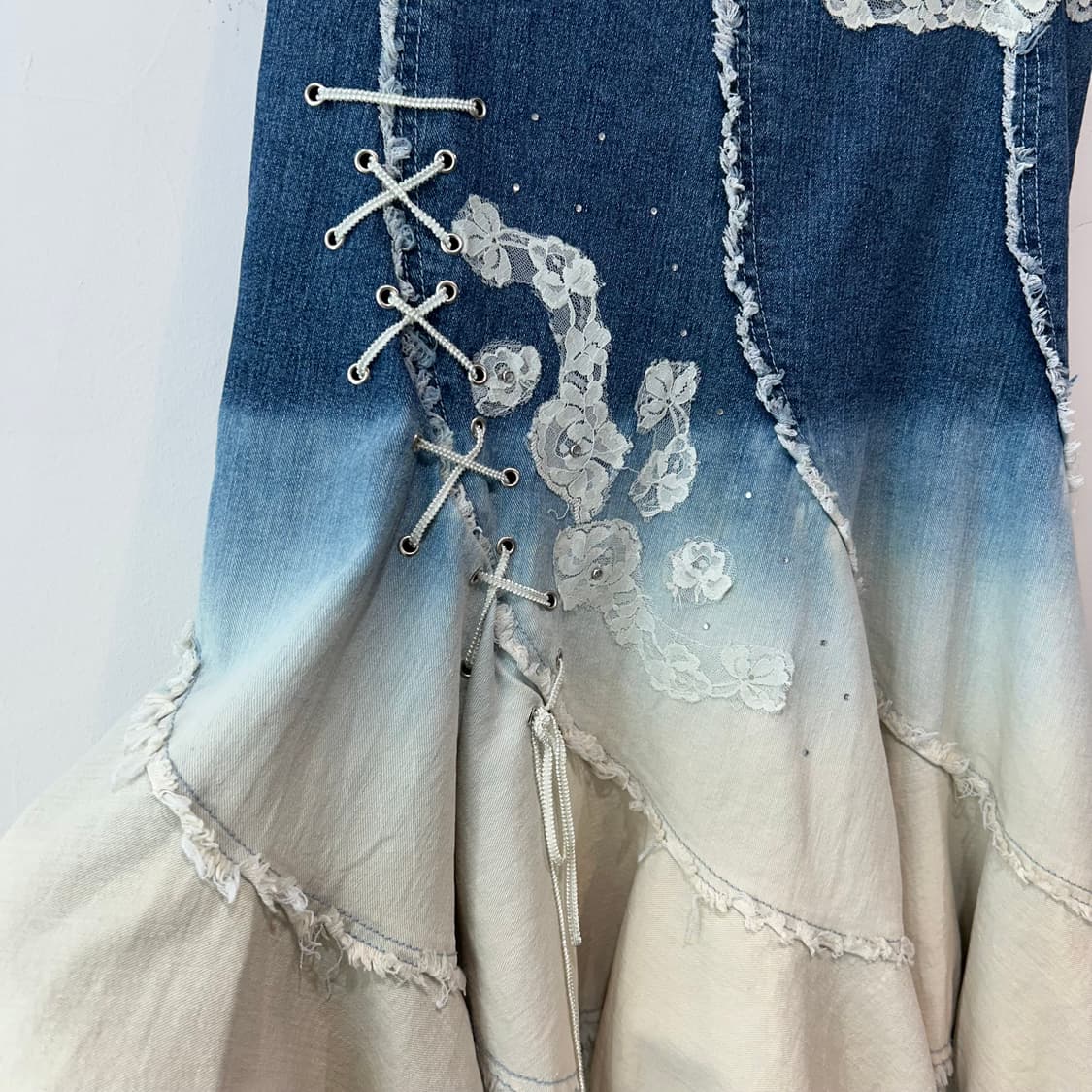 페어리 레이스 아일렛  미디스커트 상품이미지6