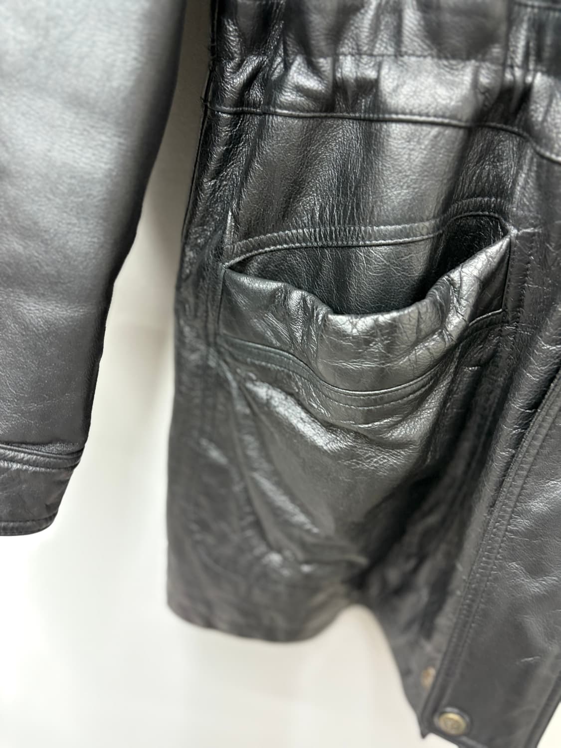 프라도네 모피가죽 퍼카라 자켓 (퍼 탈부착가능) A3141 상품이미지5