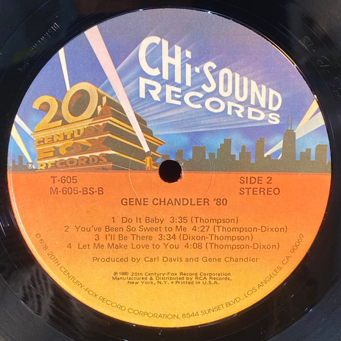 (중고LP-소울/디스코) Gene Chandler -'80 상품이미지5