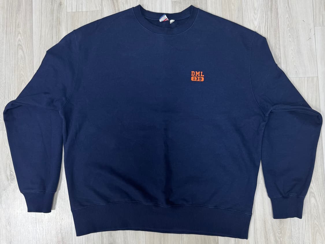 [데밀] LOT.056 베이직 스웻셔츠 네이비 DML139 상품이미지4