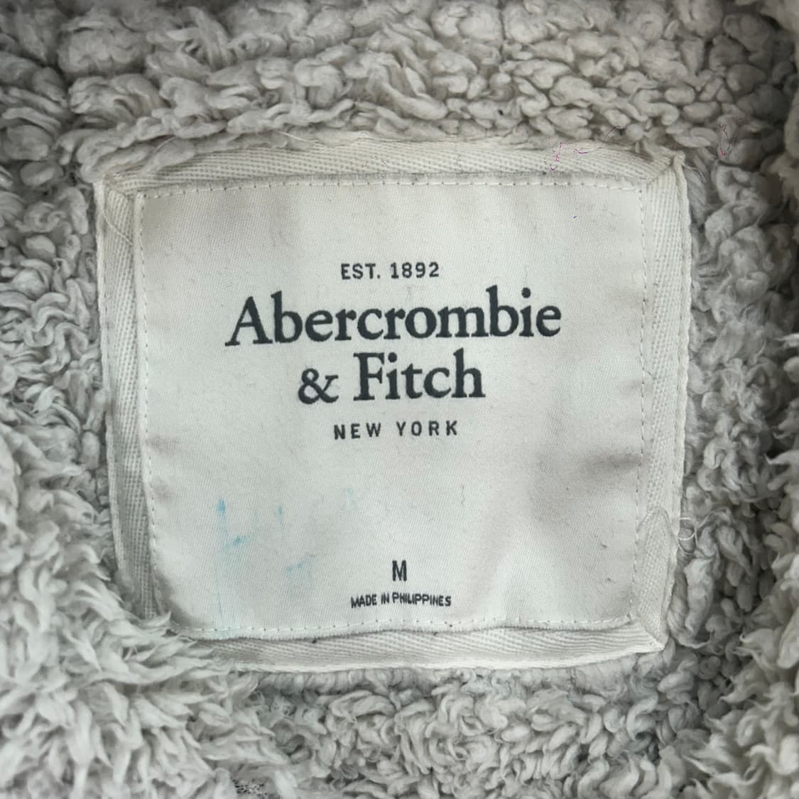 Abercrombie 아베크롬비 버튼업 퍼 안감 후드집업 상품이미지5