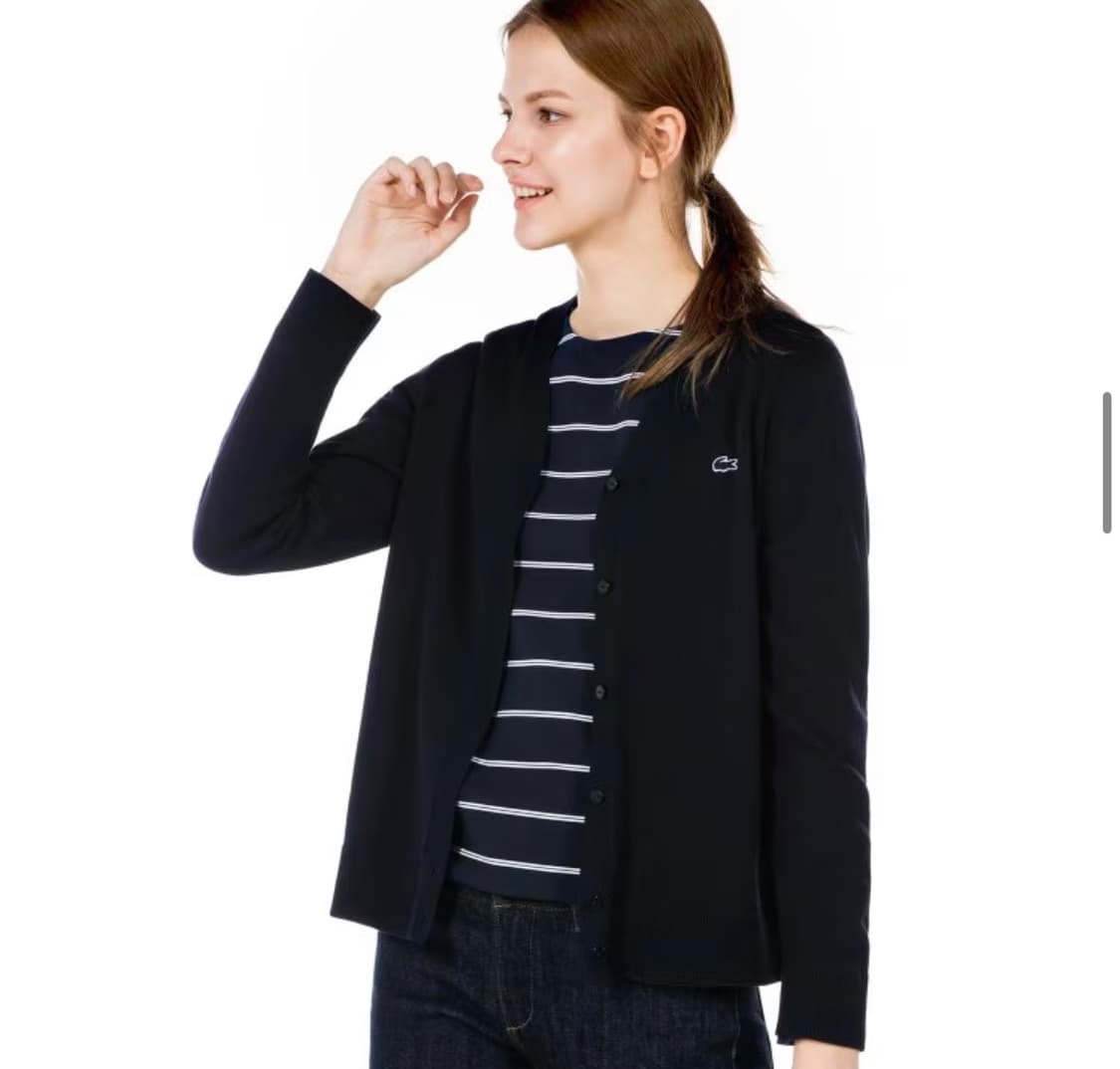 라코스테 가디건 34 여성 90사이즈  상품이미지7