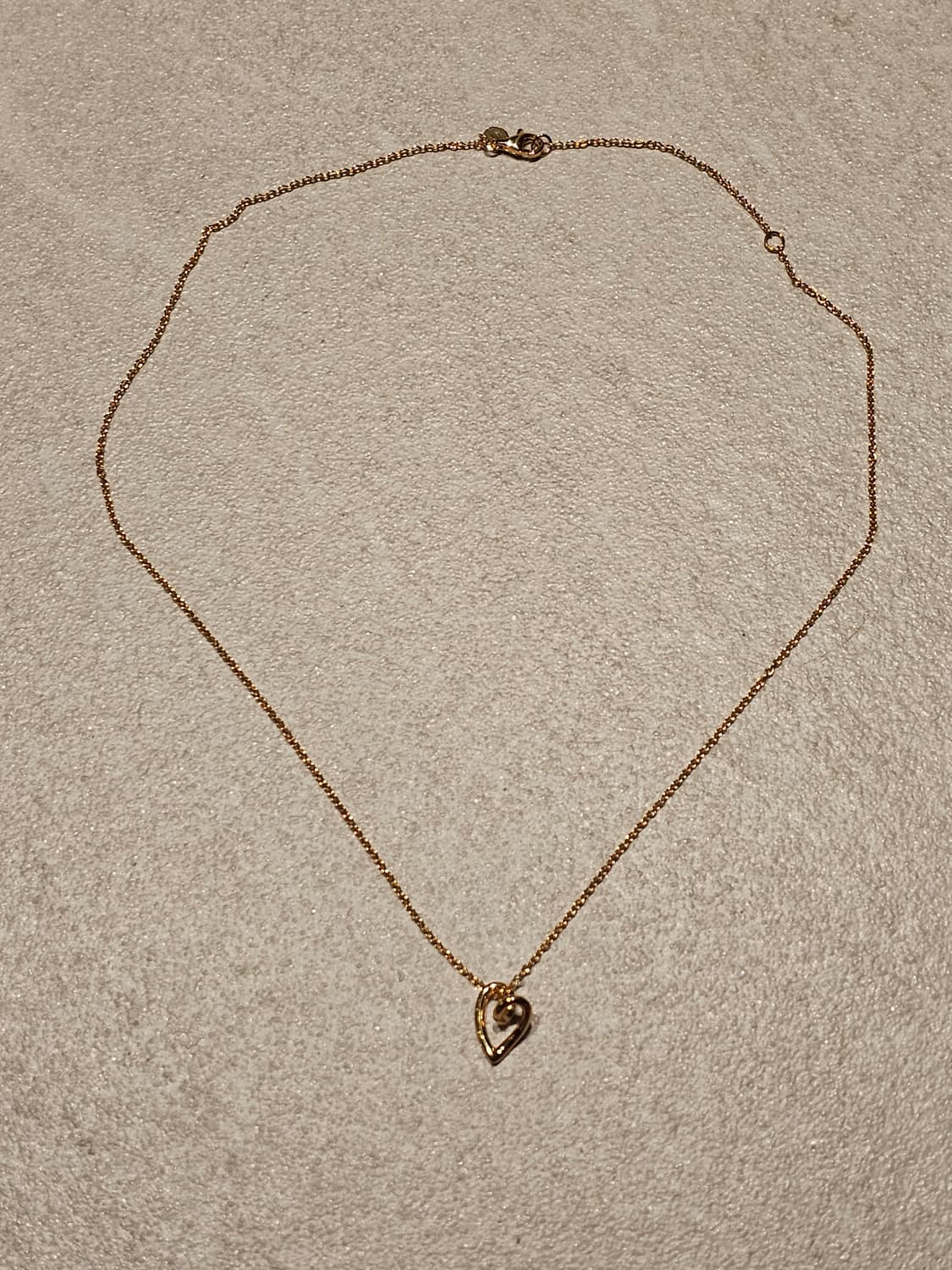 새상품 925실버 하트 목걸이 심플하고 예쁜 데일리 목걸이 상품이미지2
