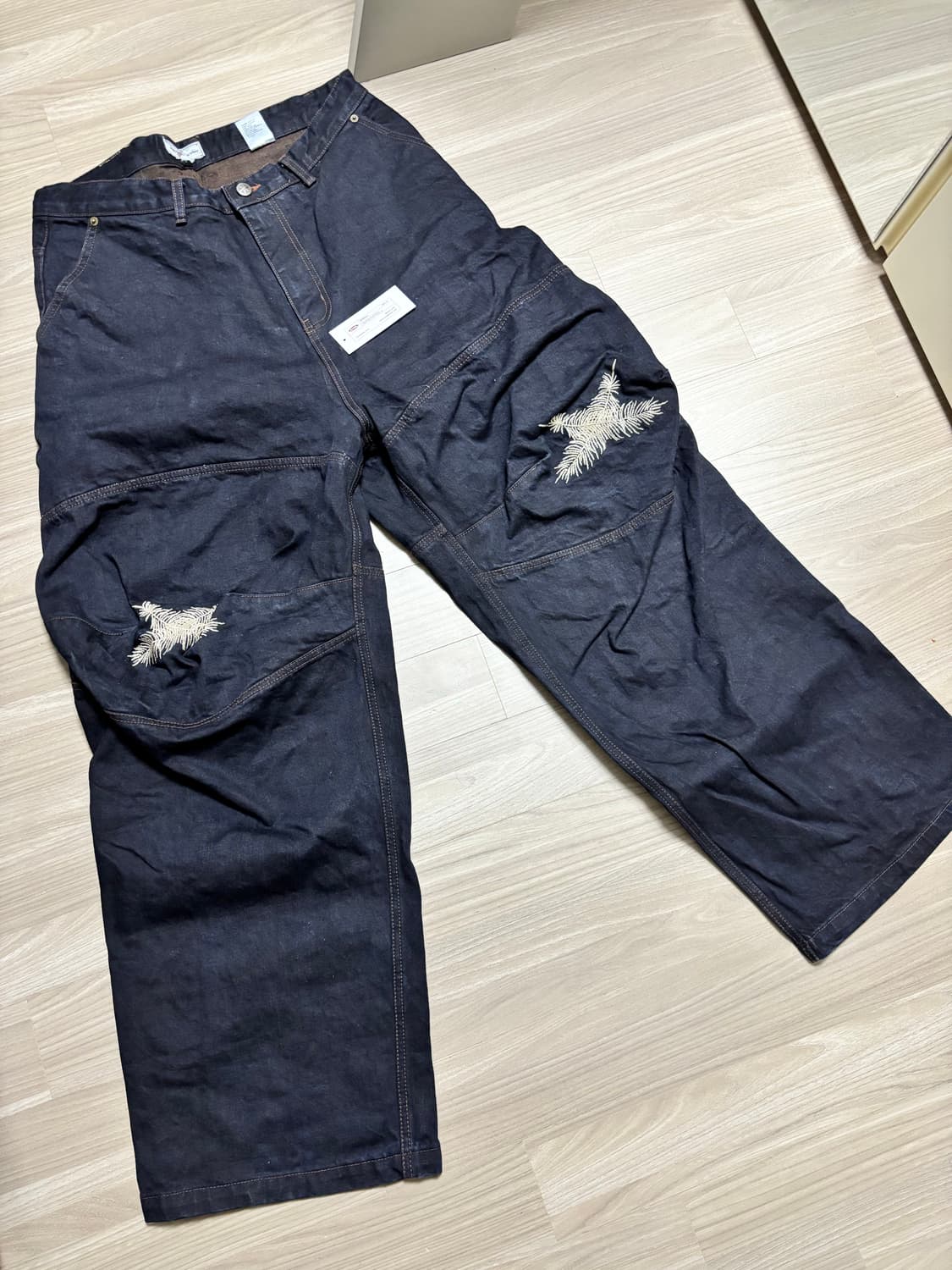 아오이로 오오키 페더 데님 다크 인디고 1사이즈 상품이미지2