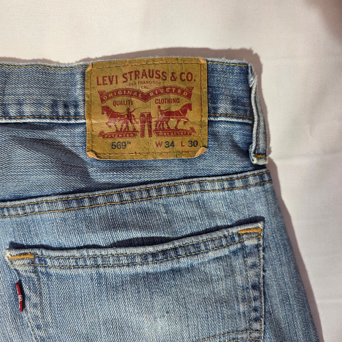 [W34L30]리바이스 569 LEVIS 데님 팬츠 상품이미지6