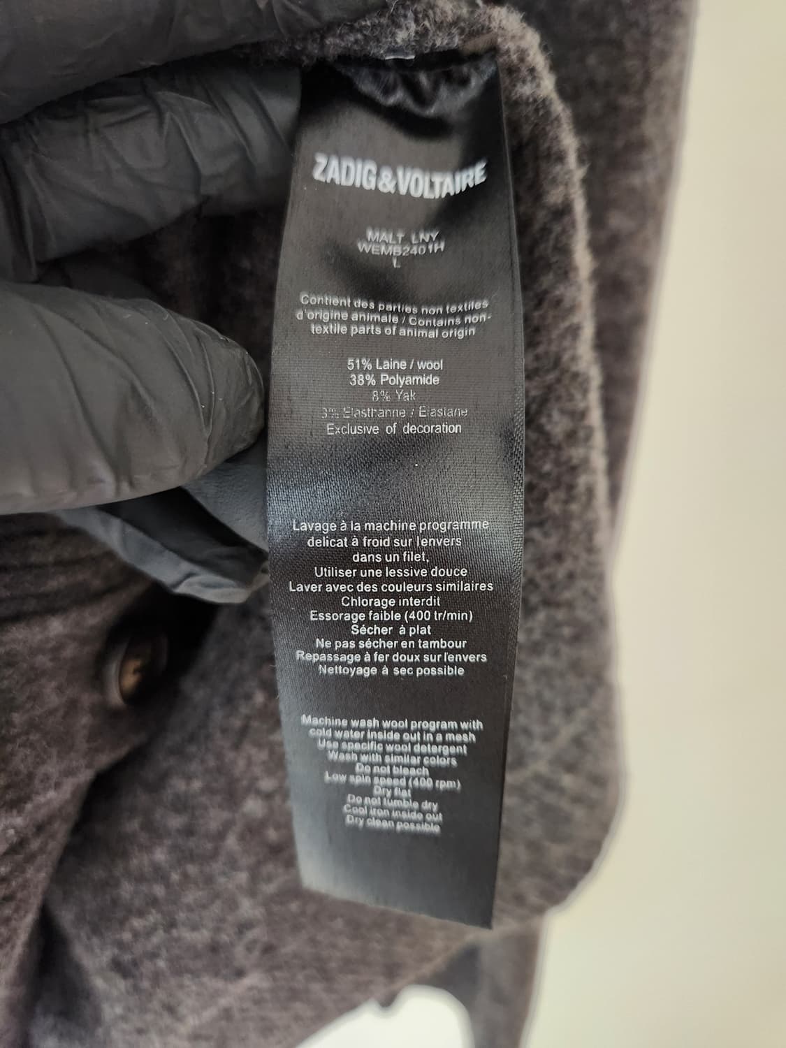 쟈딕앤볼테르 울 가디건  상품이미지4