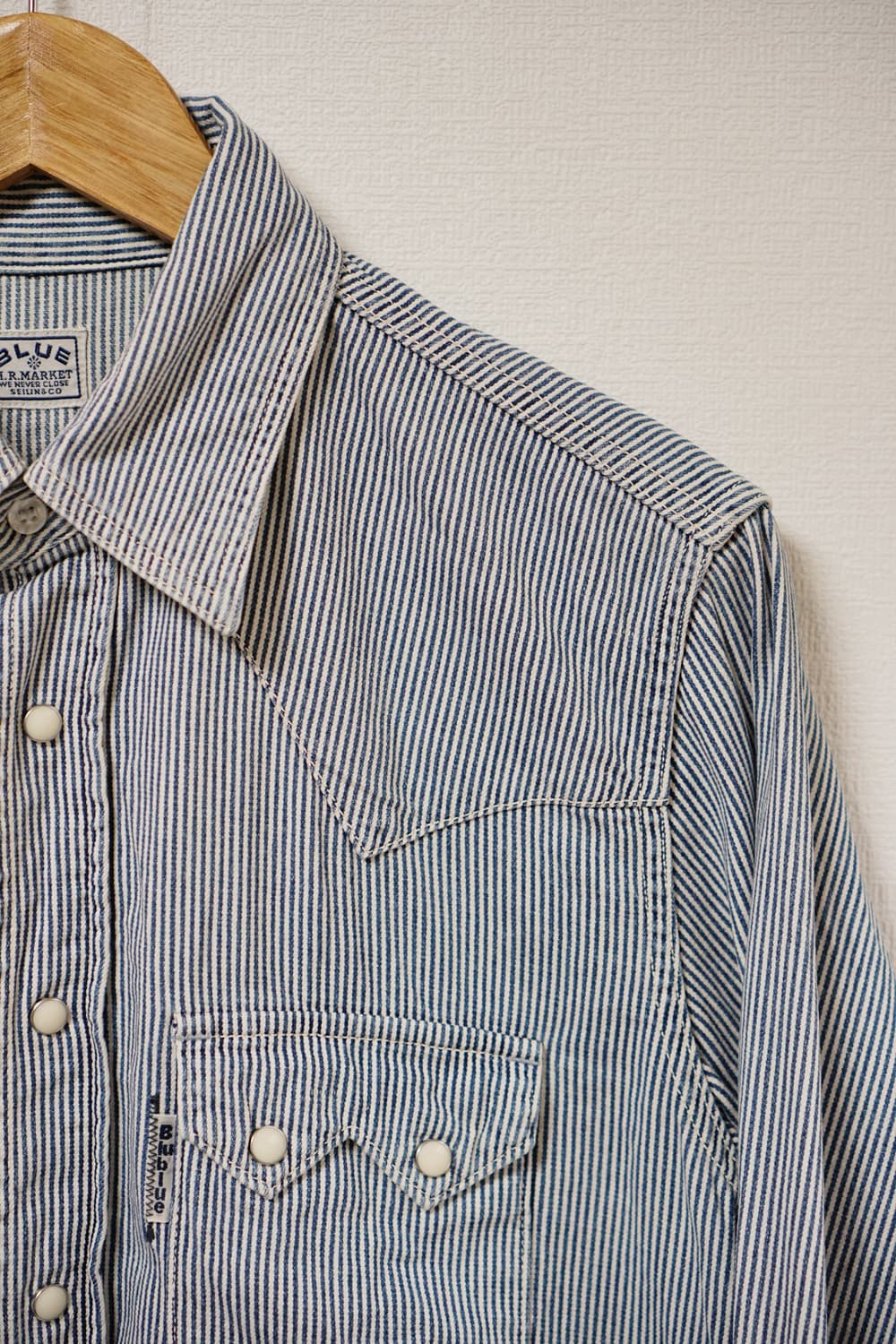 BLUE BLUE 히코리 웨스턴 셔츠 상품이미지3