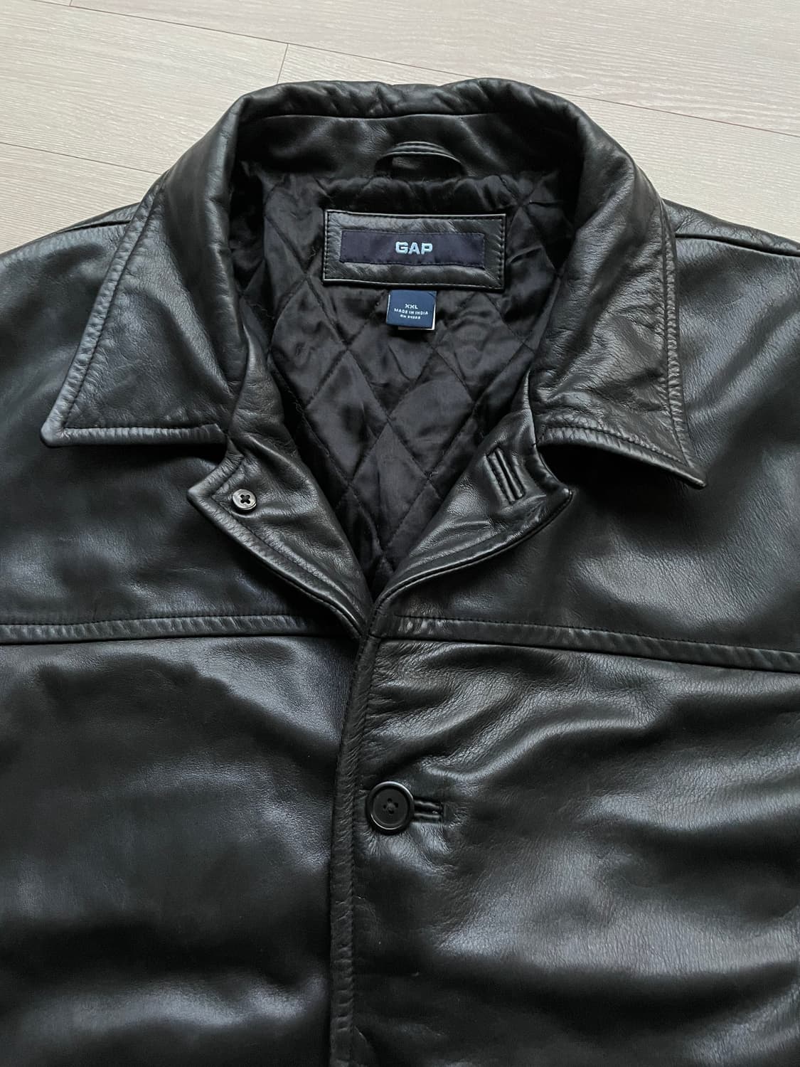 90s 올드갭 레더 카코트 gap carcoat 상품이미지4