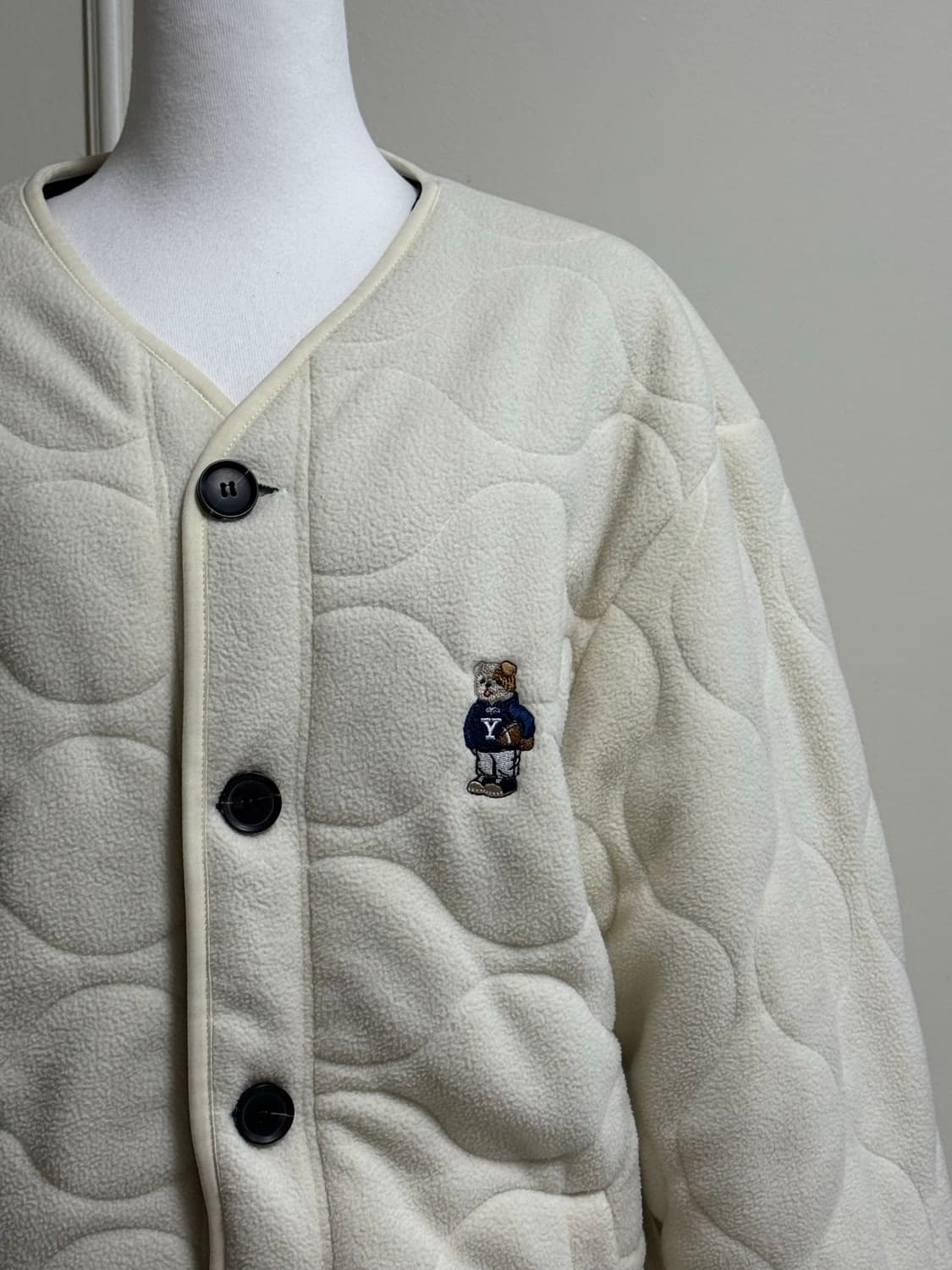 예일 퀄팅 결량 패딩 점퍼 상품이미지2