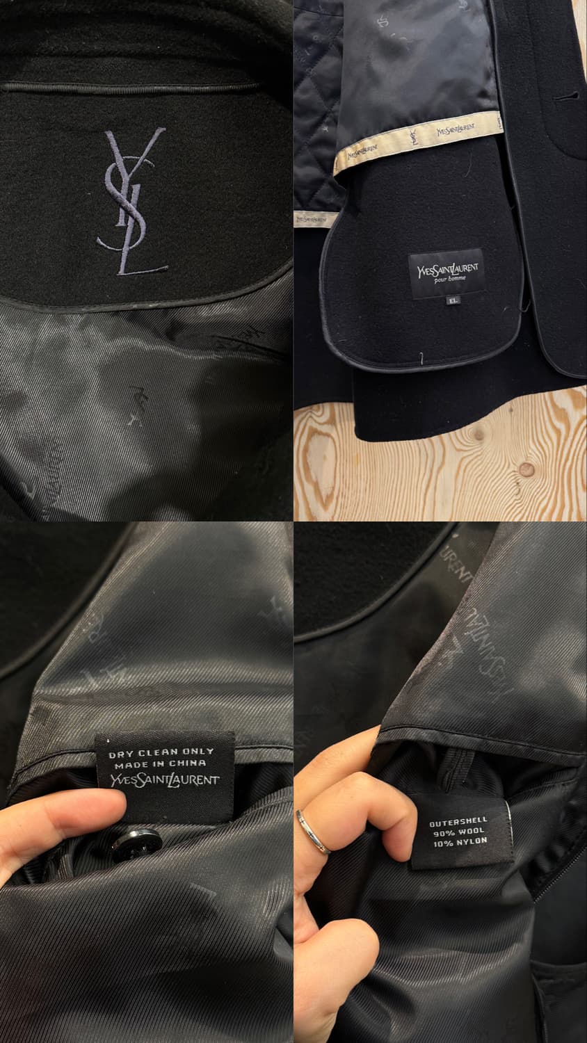 입생로랑 캐시미어 미들 코트 상품이미지10