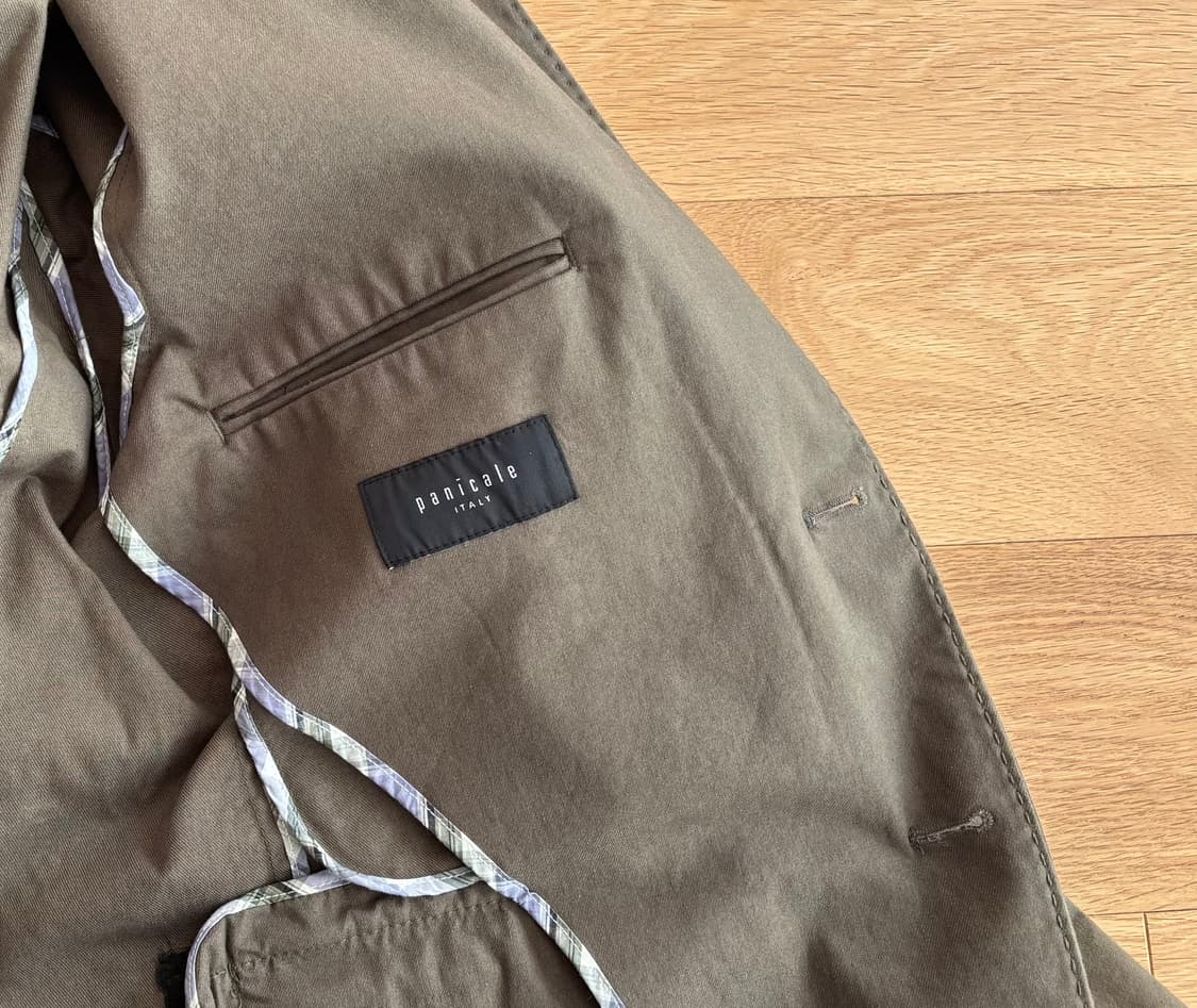 Panicale 빠니깔레 이태리 면자켓 105 카키 상품이미지3