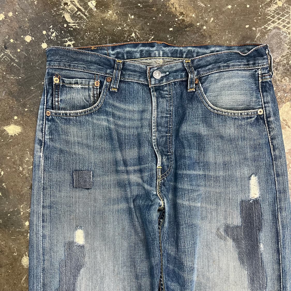 31) 리바이스 501 청바지 데님팬츠 아메카지 워크웨어 상품이미지2