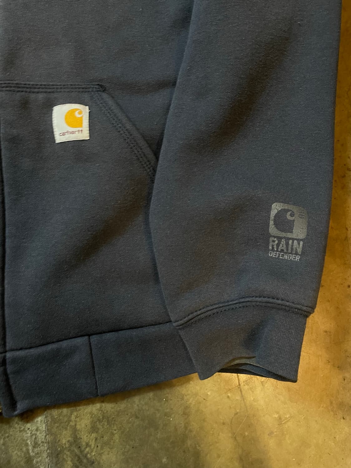 칼하트 써멀 후드 집업 블랙 상품이미지4