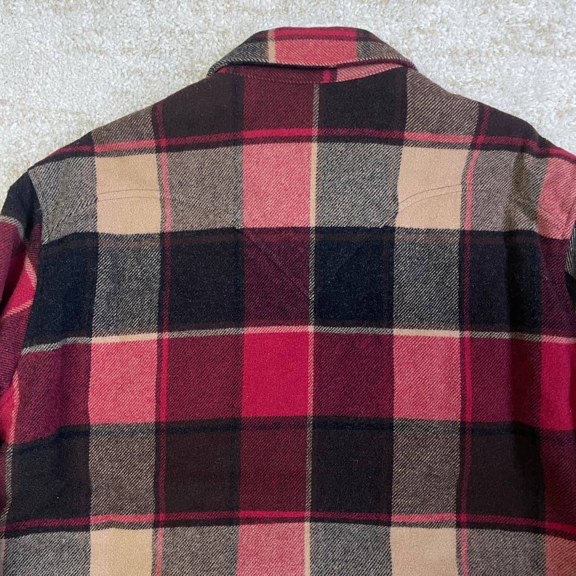 [XL] 리바이스 울 블렌드 체크 셔츠 자켓 상품이미지6