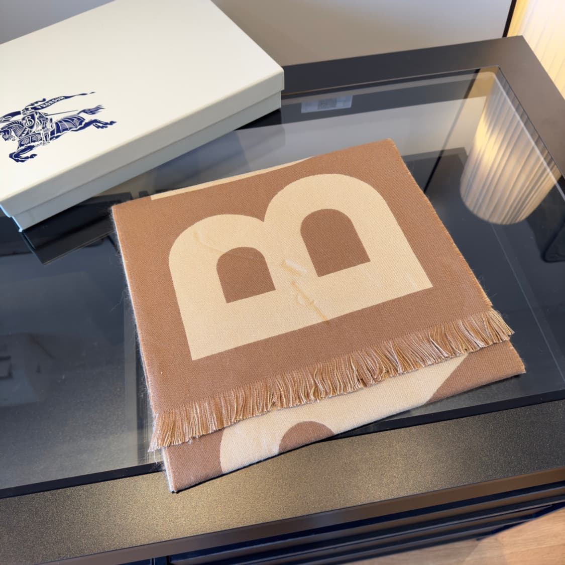 버버리숙녀 리버서블 스카프100% 램스울 상품이미지1