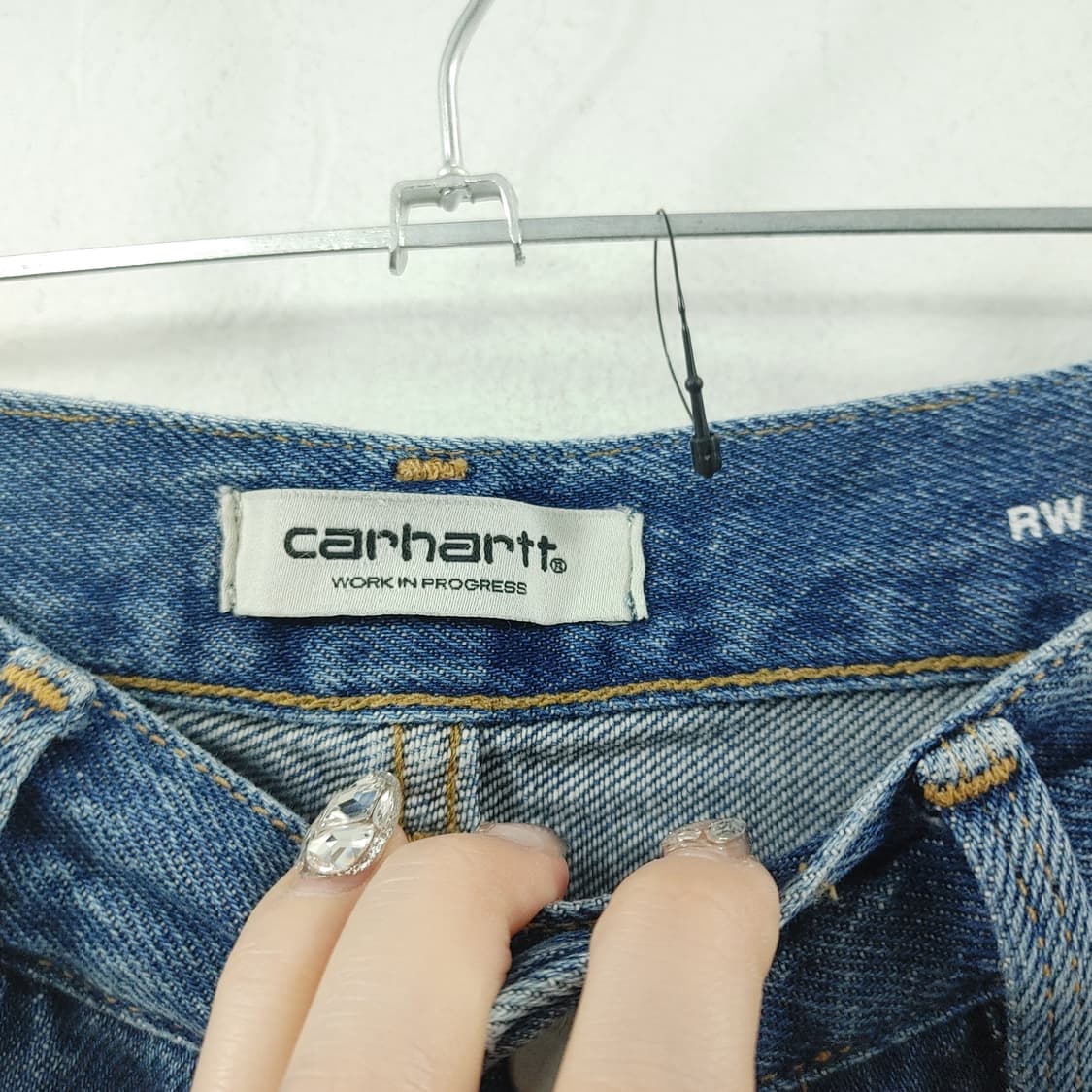 27 칼하트 여성 빈티지 와이드 데님 청바지 팬츠 상품이미지3