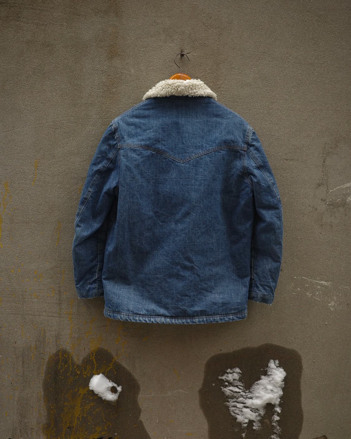 70‘s Levi’s 데님 웨스턴 숄카라 쉐르파 자켓 상품이미지5