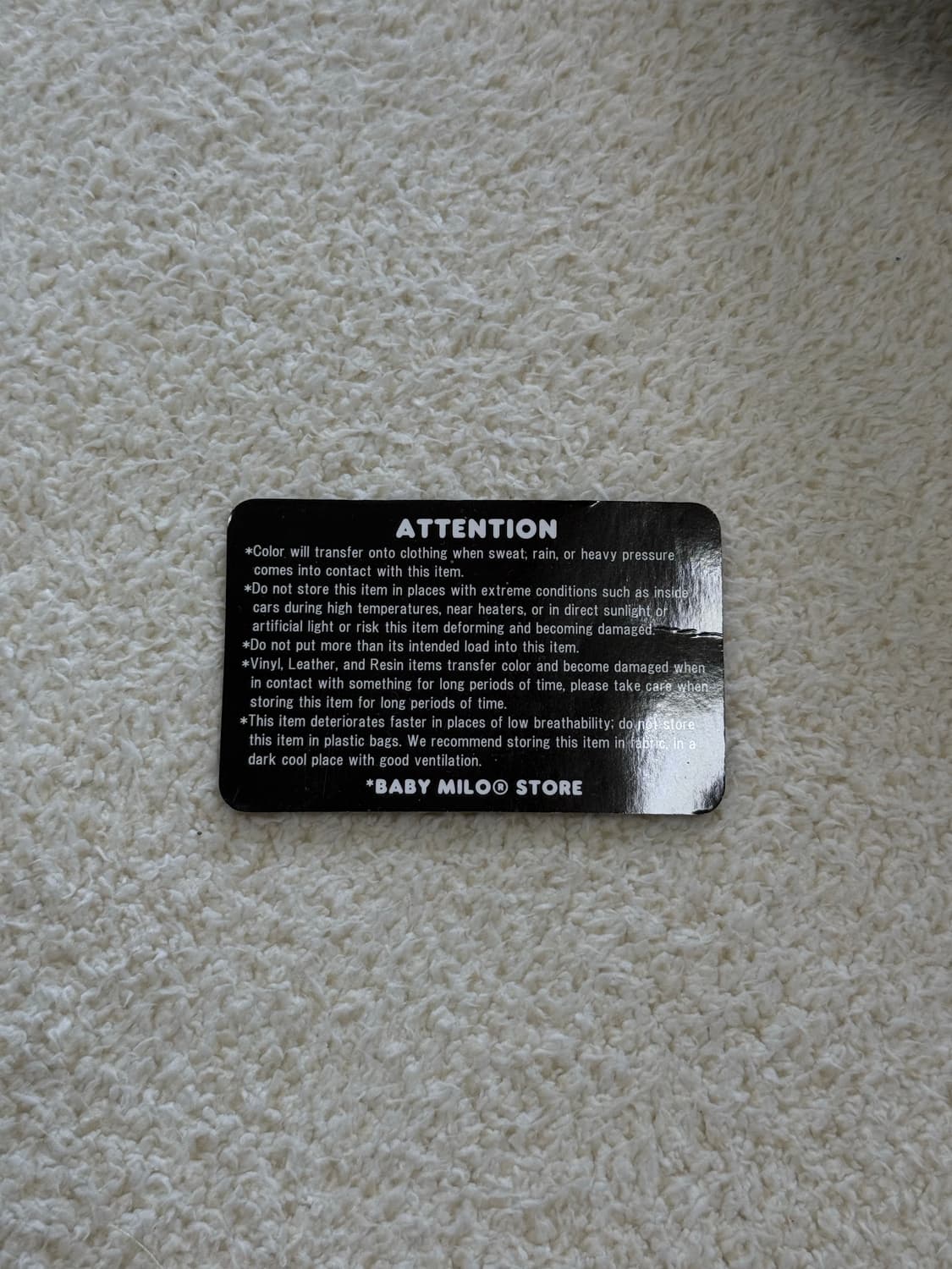 베이프 마일로 벨벳 미디엄 백팩 상품이미지6