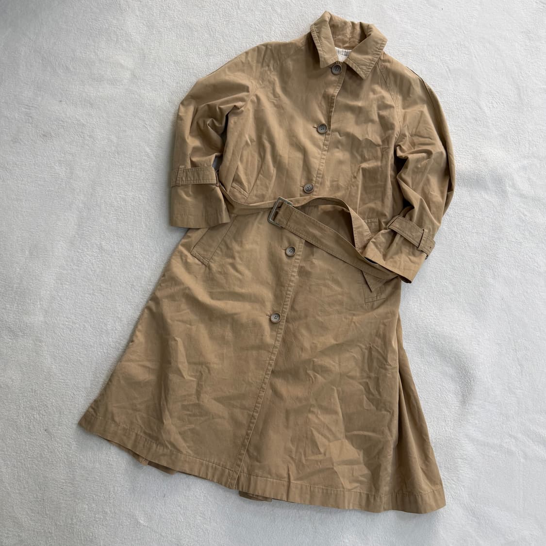 82 잇미샤 벨티드 베이지 트렌치 코트 0330T 상품이미지1