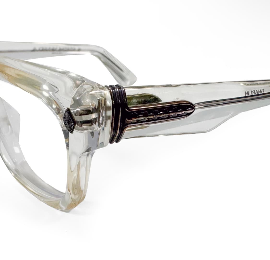 크롬하츠 클래식 날린 GNARLIN 스퀘어 클리어 크리스탈 투명테 안경 상품이미지4