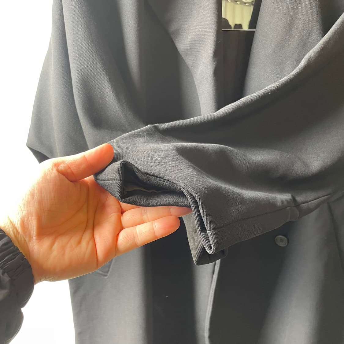 요지야마모토 더블 롱 코트 상품이미지6