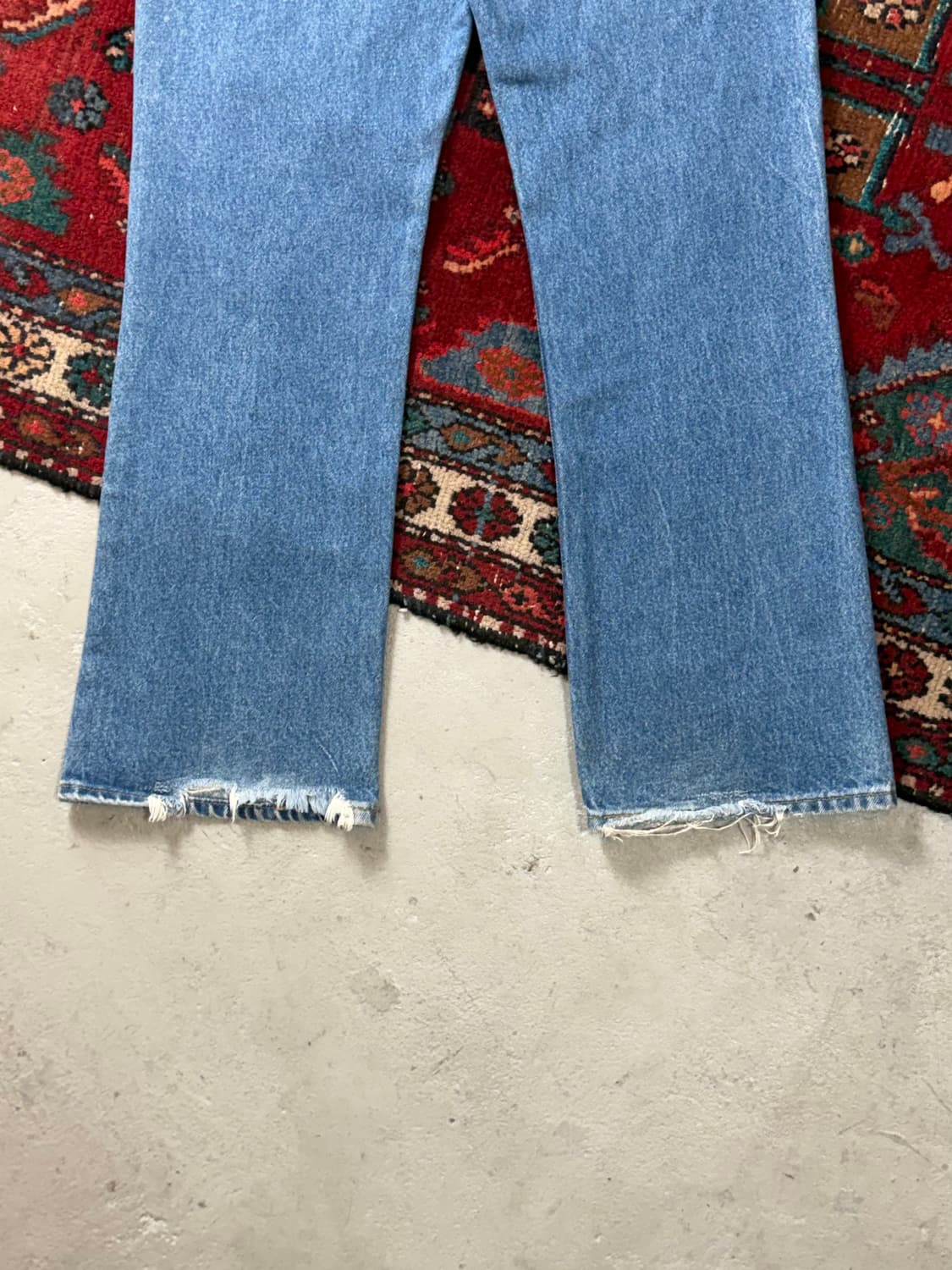90's USA Made 빈티지 리바이스 517 오렌지탭 부츠컷 데님 상품이미지8