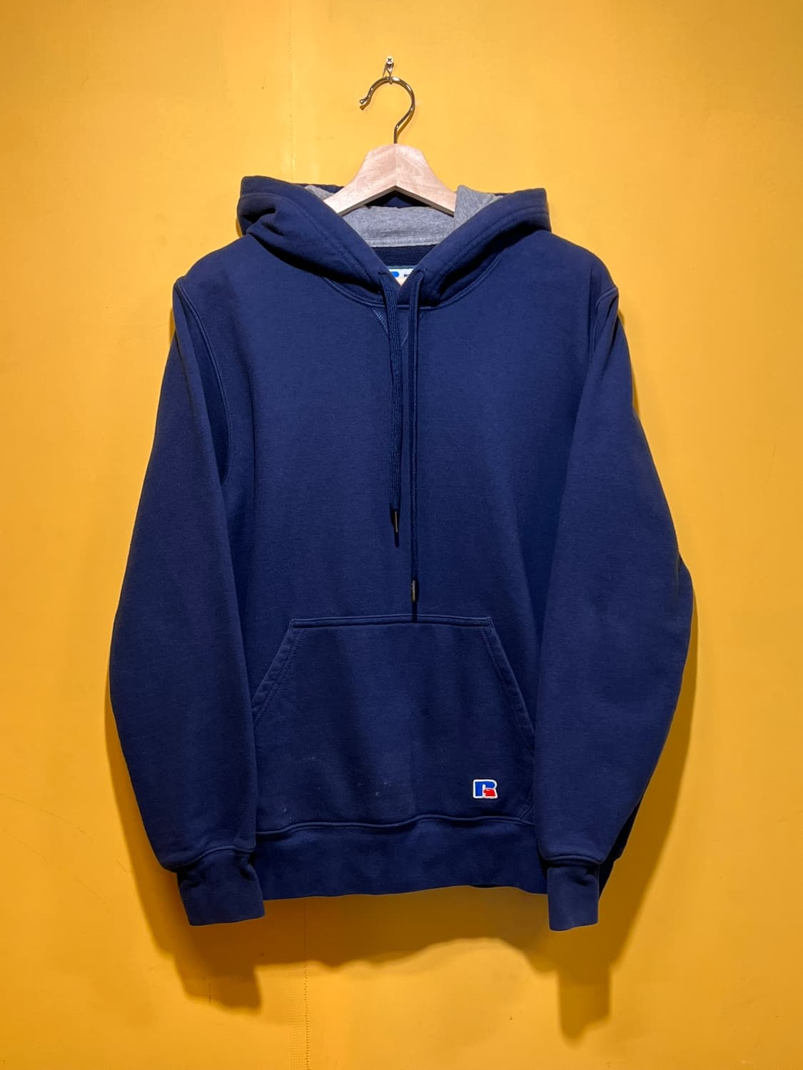 90s [S] 러셀 애슬레틱 후드 티셔츠 네이비 상품이미지1