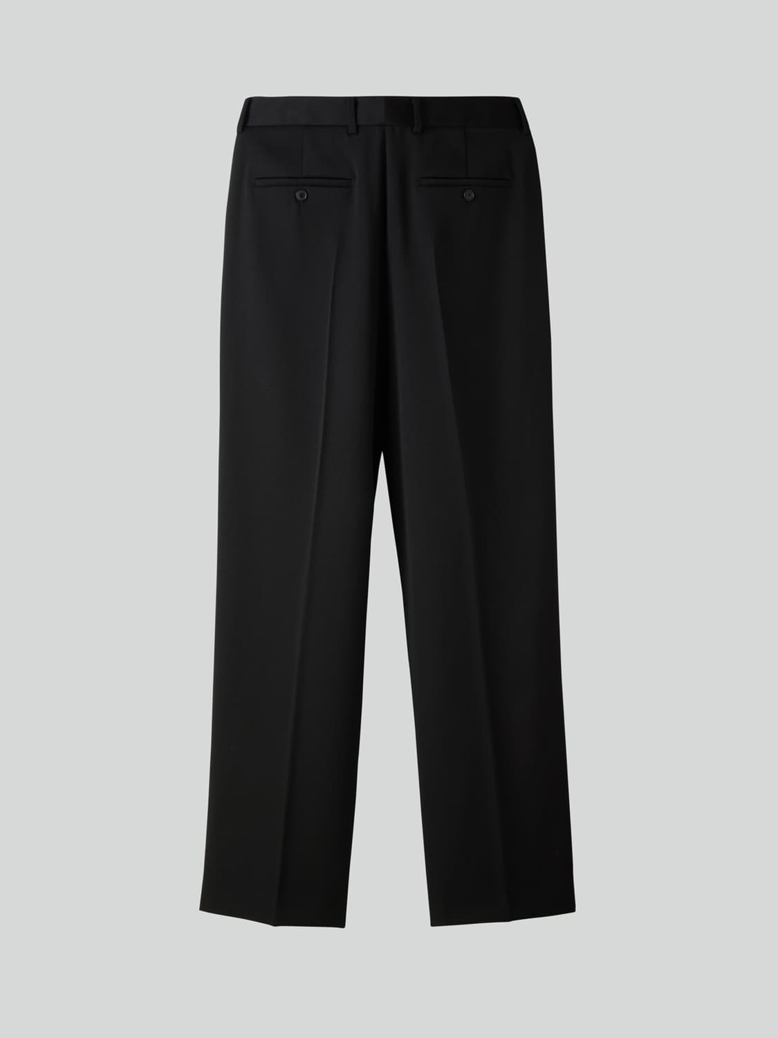 [정가이하판매] 렉토 25FW 턱 디테일 울 팬츠 블랙 상품이미지5