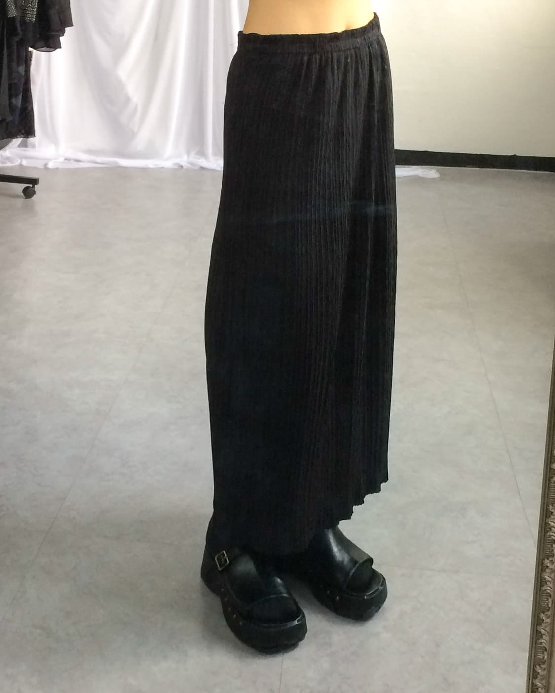 Reversible pleats long skirt 상품이미지7
