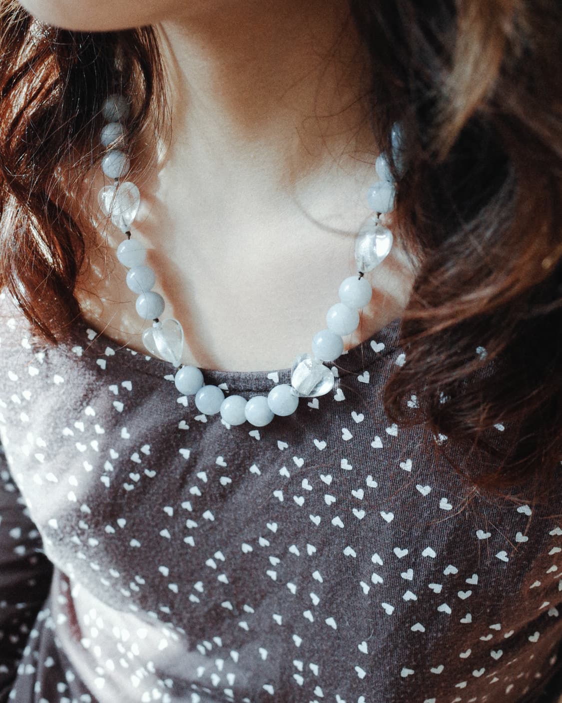 pale candy heart necklace 상품이미지2